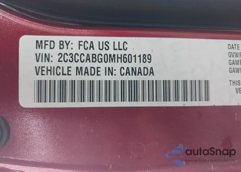 2021 Chrysler 300 300S z USA, uszkodzony, nr VIN 2C3CCABG0MH601189
